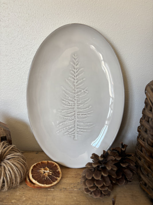 OVAL STONEWARE PLATTER