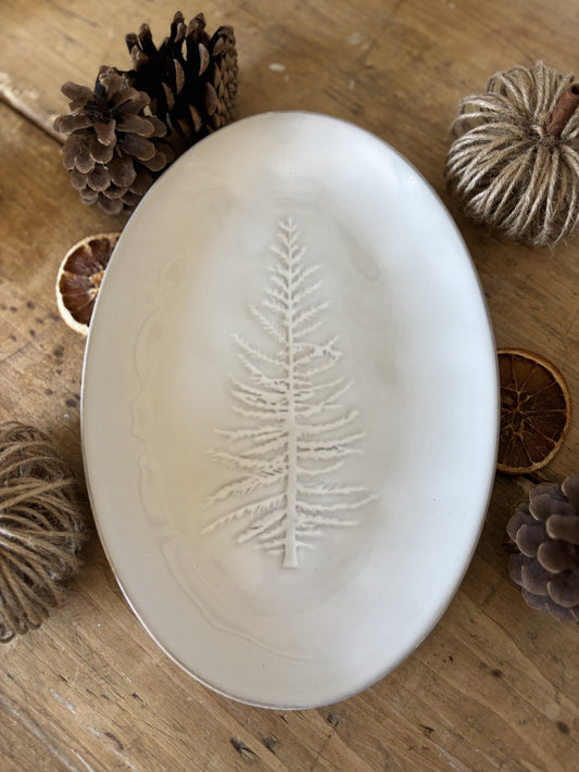 OVAL STONEWARE PLATTER